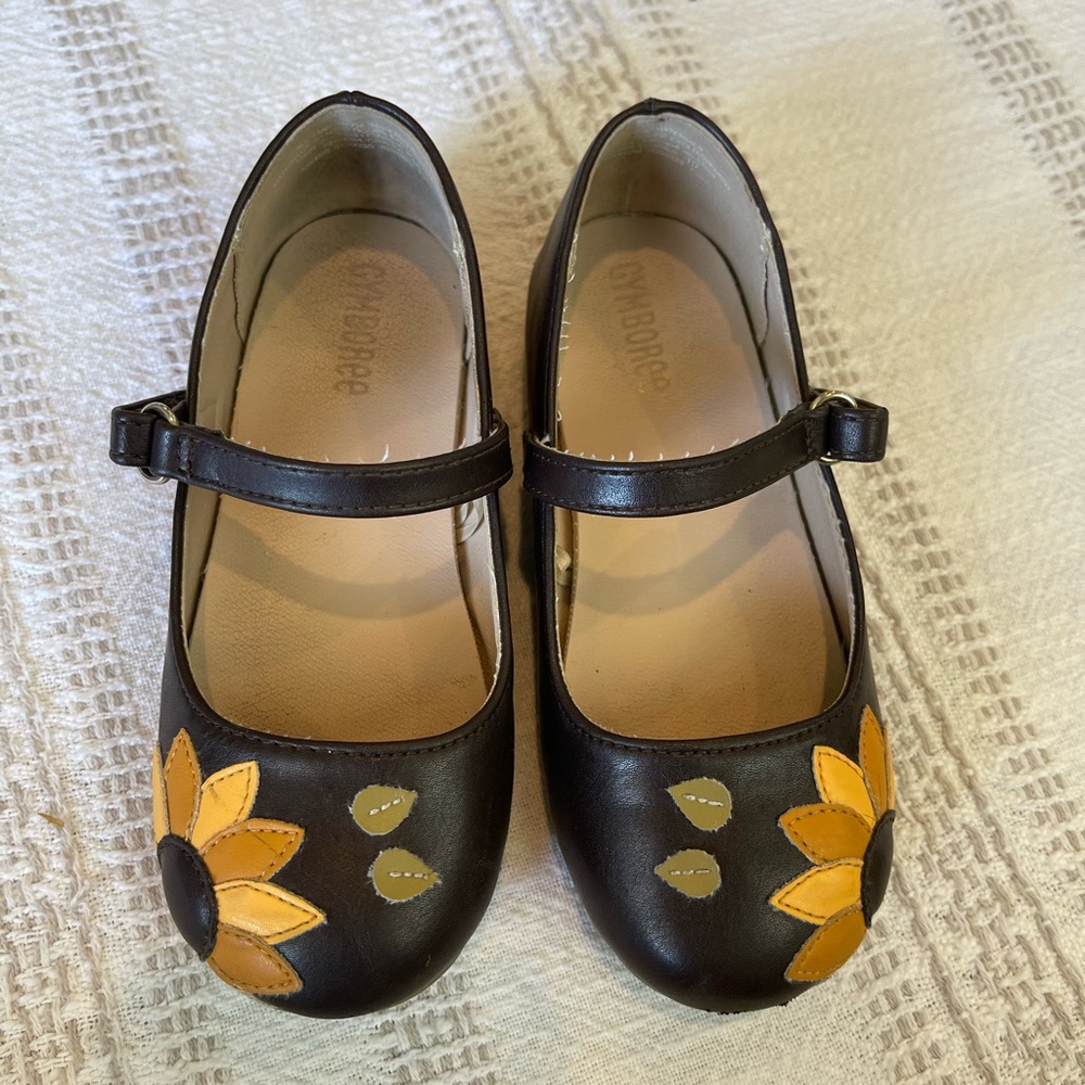 Gymboree Sunflower Mary Jane Flats Toddler 10